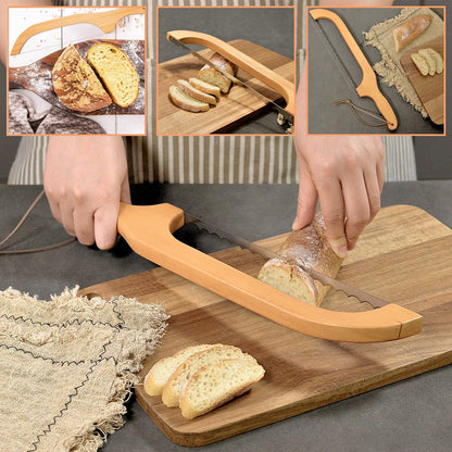 Scie à pain artisanale en bois – L'art de la découpe