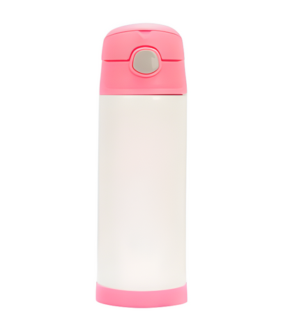 12 oz - Bouteille thermos enfant à paille - 350ml