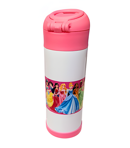 12 oz - Bouteille thermos enfant à paille - 350ml