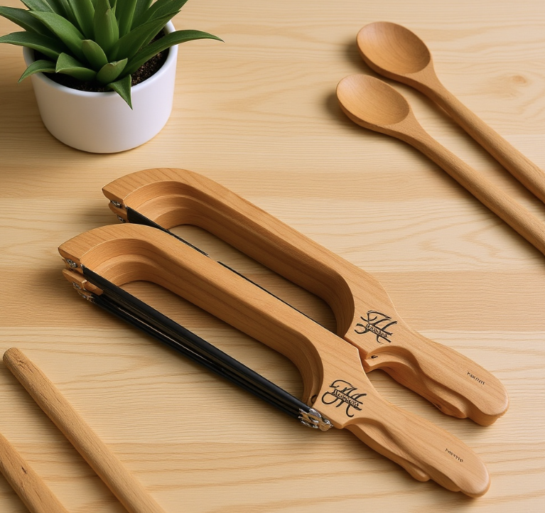Scie à pain artisanale en bois – L'art de la découpe