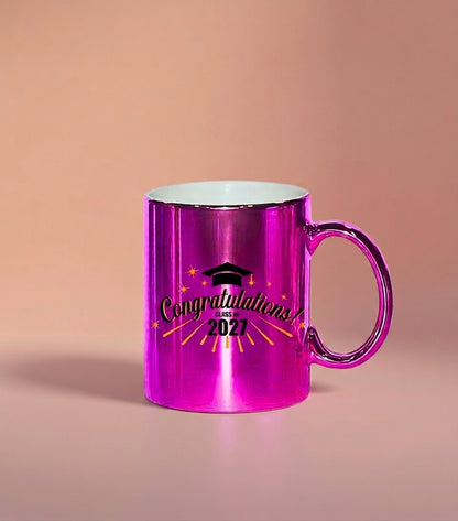 Mug Métallique Fini Miroir – 11 oz (325 ml)