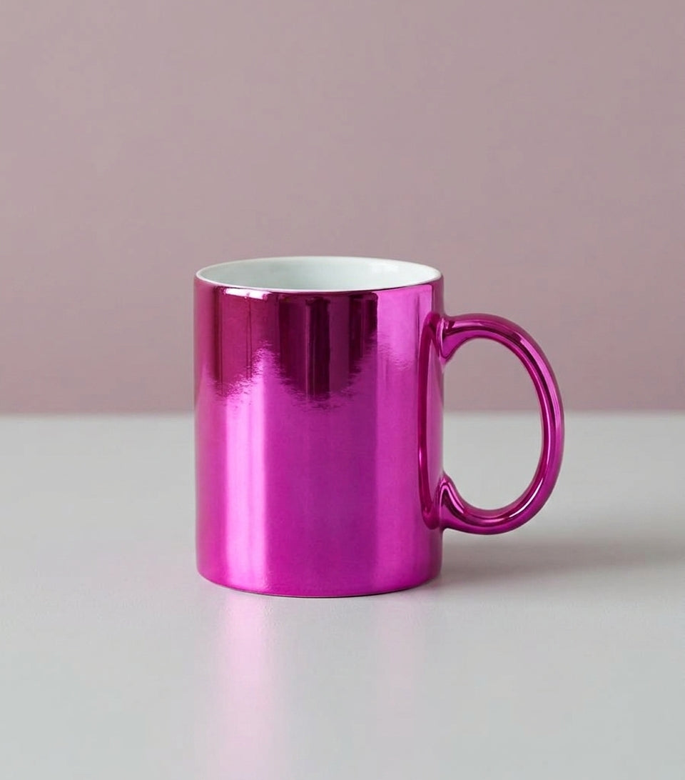 Mug Métallique Fini Miroir – 11 oz (325 ml)