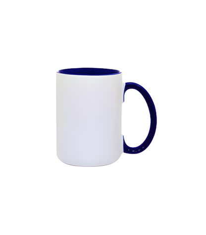 15 oz - Tasse céramique intérieur coloré - 440ml