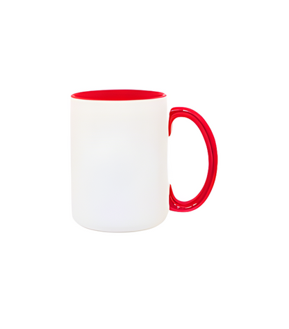 15 oz - Tasse céramique intérieur coloré - 440ml