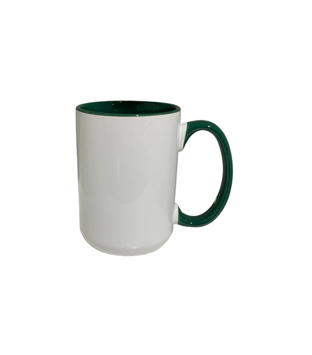 15 oz - Tasse céramique intérieur coloré - 440ml